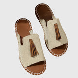 Candela | Sandalias bohemias con borlas