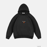 Sudadera oversize con capucha Bull – Negro