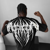 Camiseta oversize Tribal – Negro