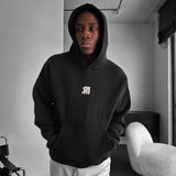 Sudadera oversize con capucha Popeye – Negro