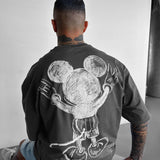 Camiseta oversize Mouse – Antracita