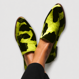 Paloma | Mocasines con estampado de vaca