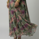 Vestido Midi Off-Shoulder con Escote Drapeado