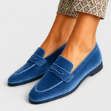 Luisa | Mocasines de terciopelo suave