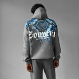 Sudadera oversize con capucha Souvenir – Antracita
