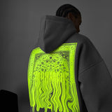 Sudadera oversize con capucha Monarch – Antracita