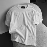 Camiseta oversize con detalles – Crudo
