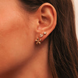 Pendientes Hoja Brillante