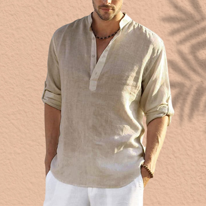 Georg | Camisa de Lino de Manga Larga
