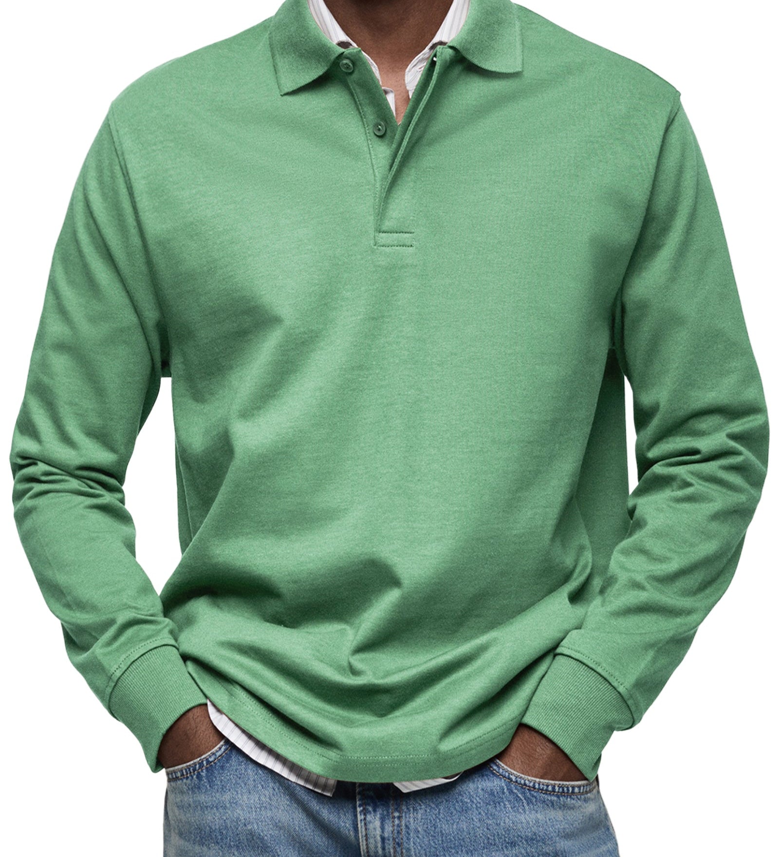 Julian | Polo Elegante de Manga Larga