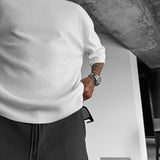 Camiseta oversize de pana – Blanco