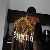 Camiseta oversize Souvenir – Negro
