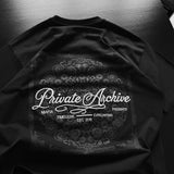 Camiseta oversize Private Archive – Negro