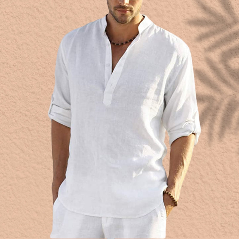 Georg | Camisa de Lino de Manga Larga