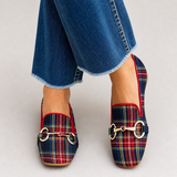 Melani | Mocasines elegantes a cuadros
