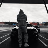 Sudadera oversize con capucha Allergic – Gris