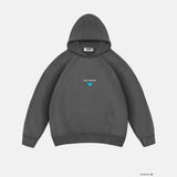 Sudadera oversize con capucha Bull – Gris tornado
