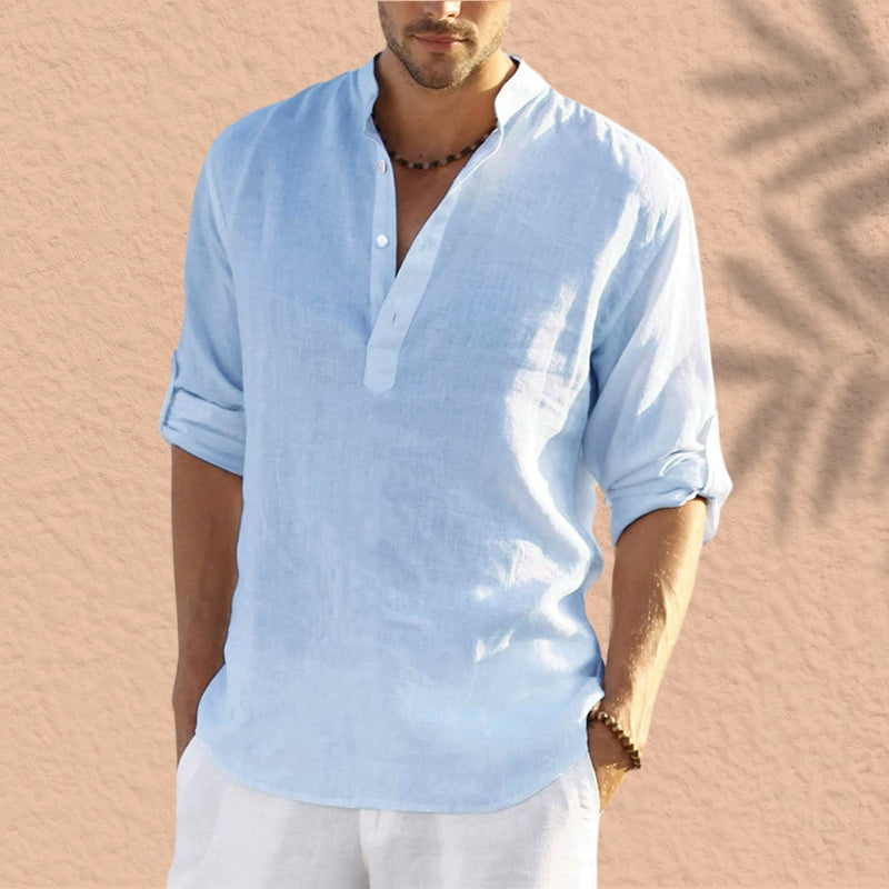 Georg | Camisa de Lino de Manga Larga