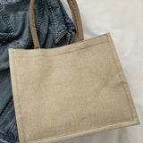 Bolsa de Yute con Estampado Floral