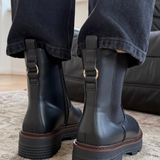 Botas chunky Chelsea Enkellaarsjes Zwart
