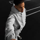 Sudadera básica oversize con capucha – Gris