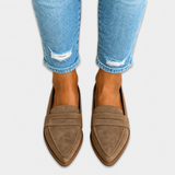 Nadia | Mocasines clásicos de ante
