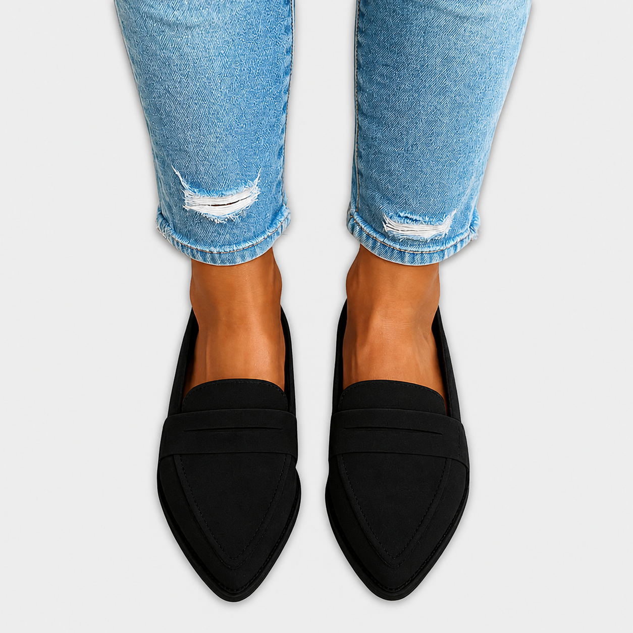Nadia | Mocasines clásicos de ante