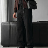 Vaqueros baggy de corte relajado – Negro