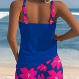Mariana | Tankini sin mangas con escote en U