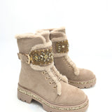 Botas Stone Detail - Caqui