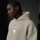Sudadera oversize con capucha Bull – Arena clara