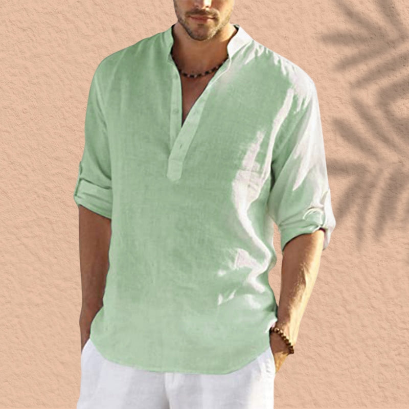 Georg | Camisa de Lino de Manga Larga