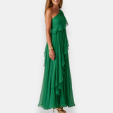 Leonor | Vestido asimétrico con volantes