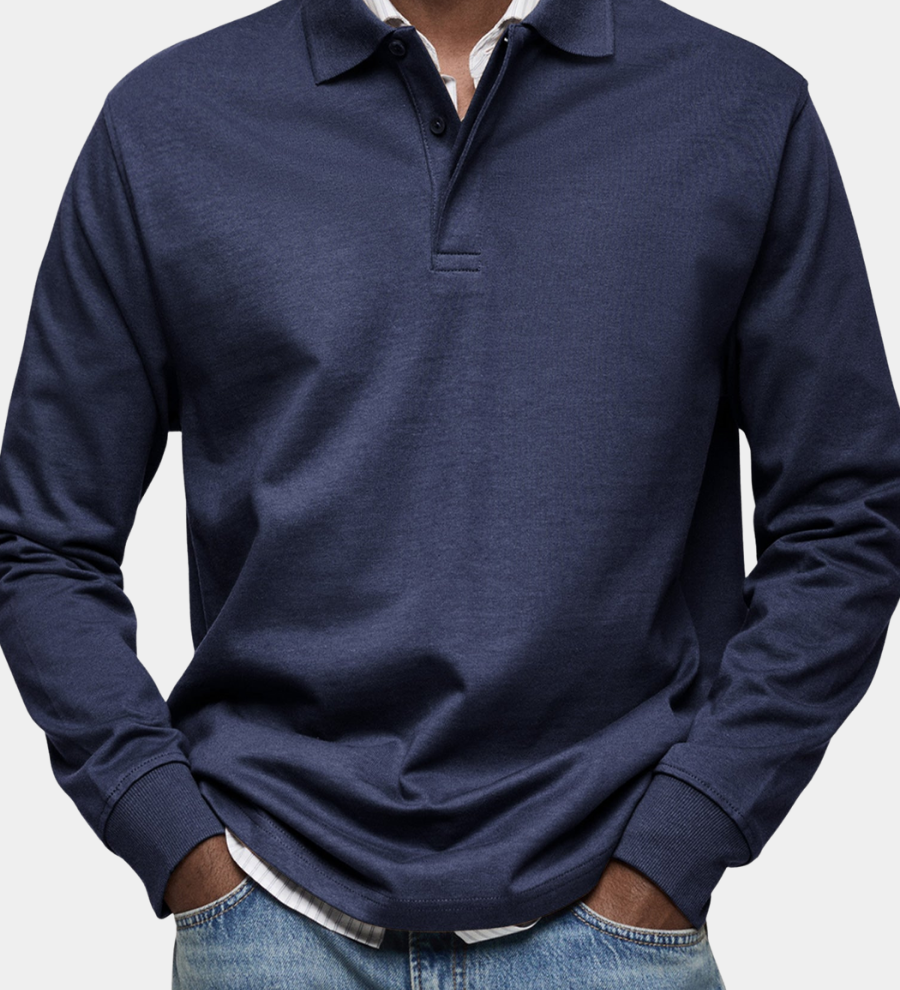 Julian | Polo Elegante de Manga Larga