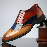 Harry – Zapatos brogue vintage con puntera de ala