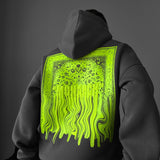 Sudadera oversize con capucha Monarch – Antracita