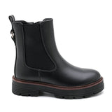 Botas chunky Chelsea Enkellaarsjes Zwart