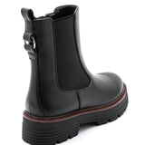 Botas chunky Chelsea Enkellaarsjes Zwart
