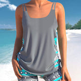 Marcia | Tankini con estampado geométrico