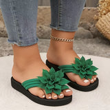 Alejandra | Sandalias con flor elegante