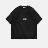 Camiseta oversize Patron – Negro
