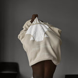 Sudadera oversize con capucha Bull – Arena clara