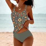 Erika | Bañador estampado de estilo moderno