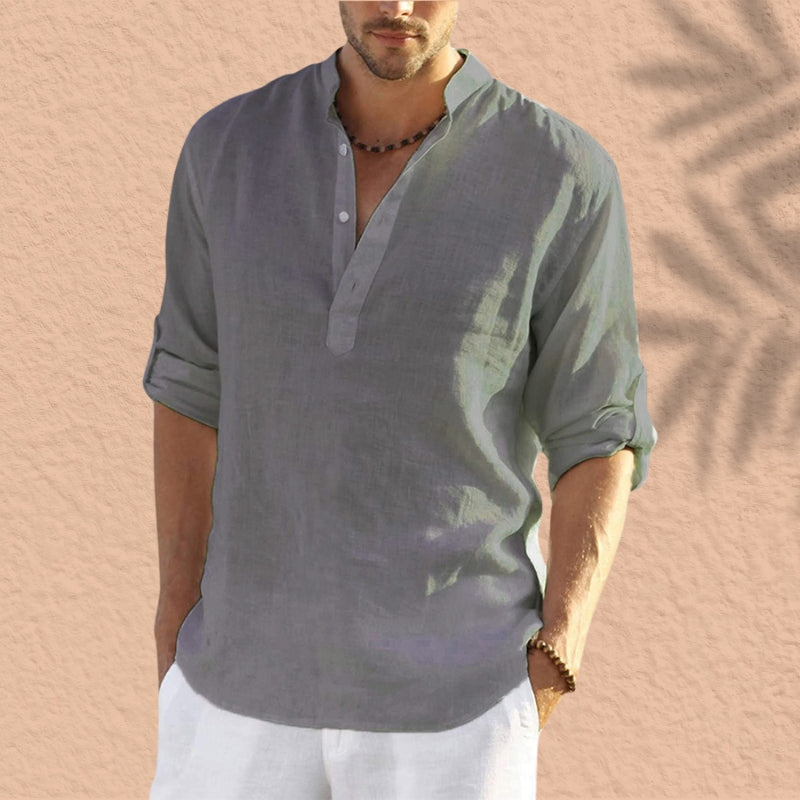 Georg | Camisa de Lino de Manga Larga