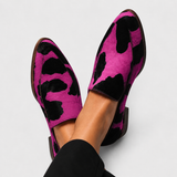 Paloma | Mocasines con estampado de vaca