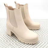 Botas Kitty Heels - Beige