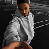 Sudadera básica oversize con capucha – Gris