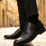 Bellville – Zapatos Oxford de Piel Trenzada