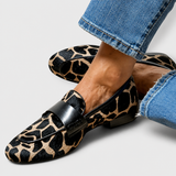 Lola | Mocasines con estampado de leopardo