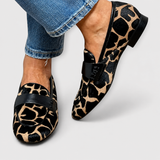 Lola | Mocasines con estampado de leopardo